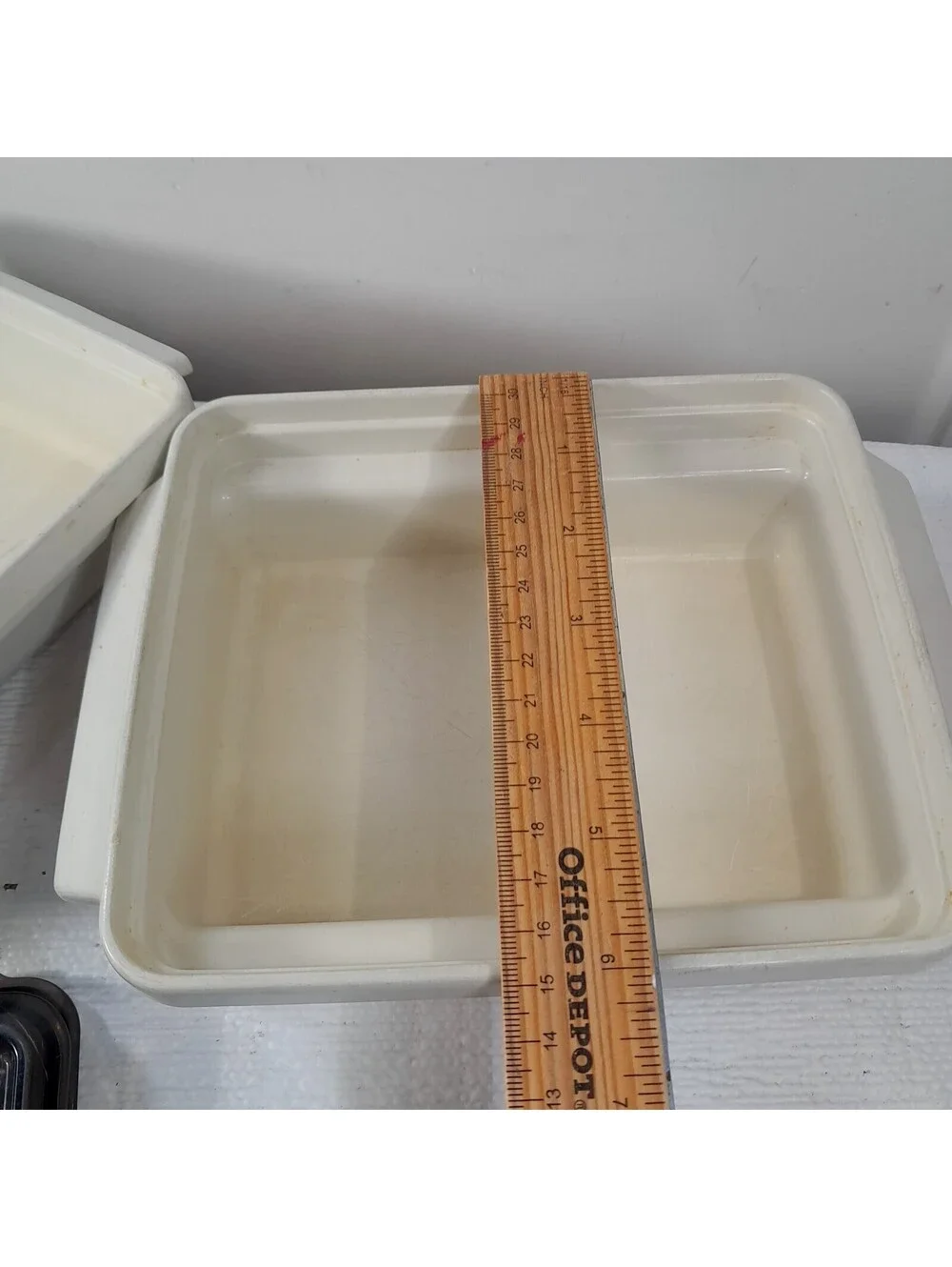 Vintage Litton Ware Conventional Oven Microwave Lidded Cookware set 2 w/ lids
